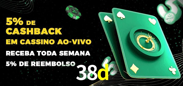 Promoções do cassino ao Vivo 38d